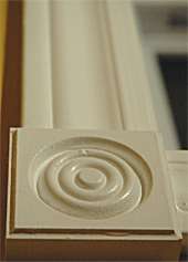 Basement Window made different with this simple moulding